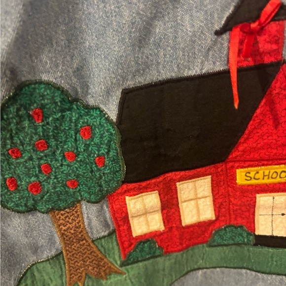 COPY - Dominion apparel embroidered school house bus vintage Jean shirt XL - Picture 7 of 9